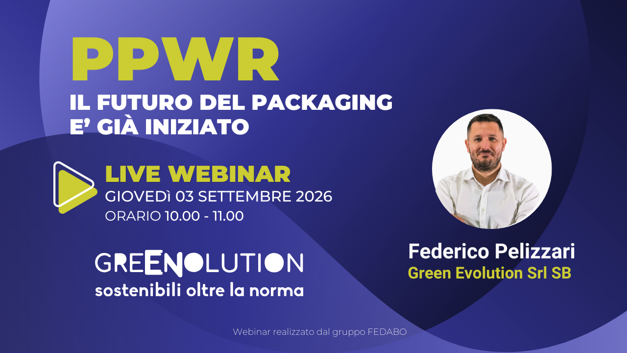 Webinar – PPWR: il futuro del packaging è già iniziato