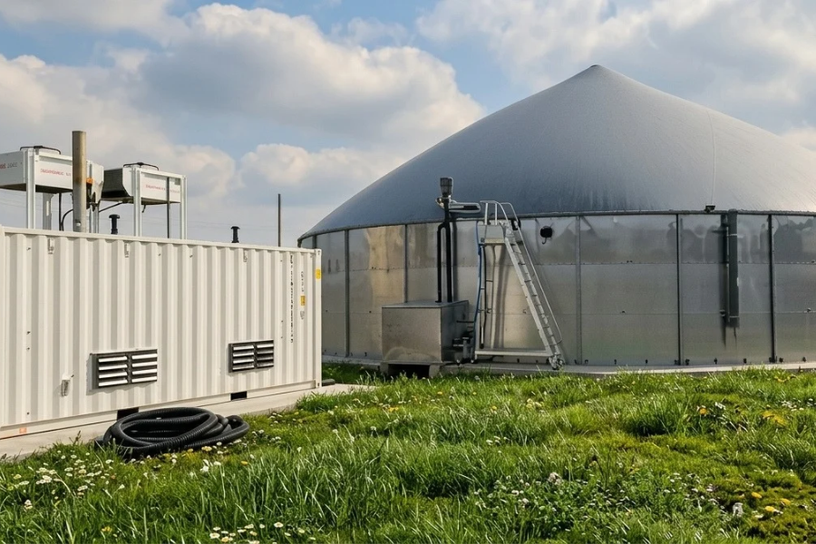 Biogas in azienda agricola: la piccola cogenerazione come leva di competitività